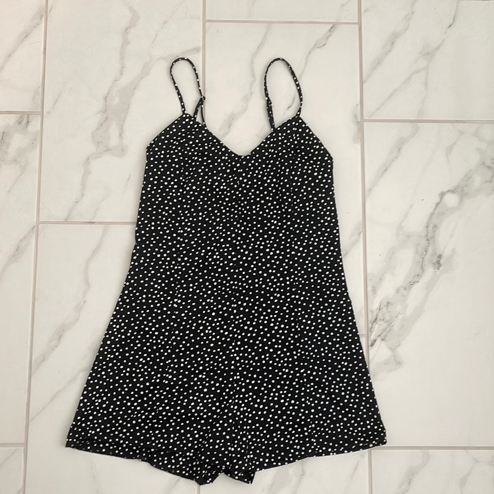 zara jumpsuit with straps trf